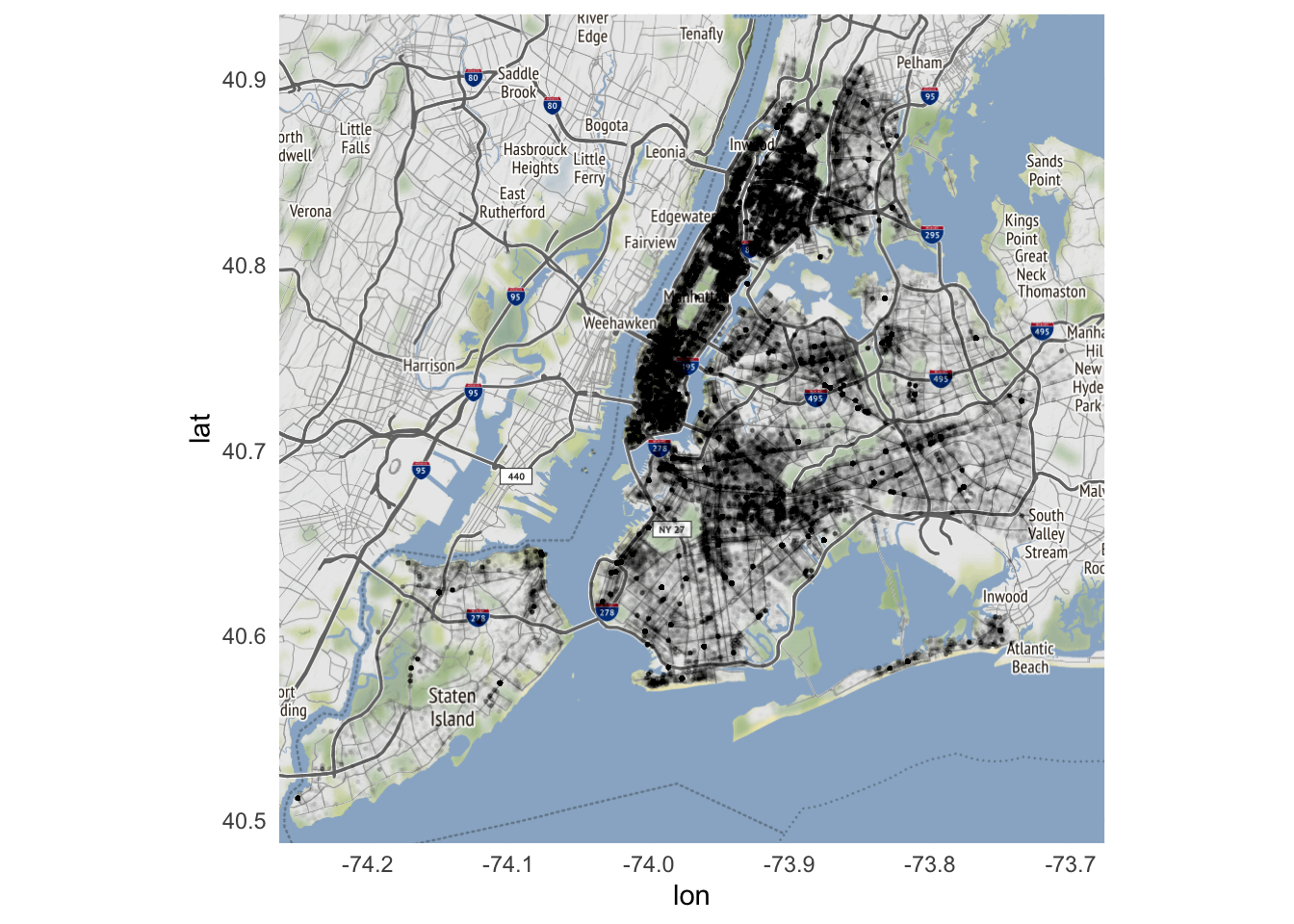 Drawing raster maps with ggmap | Computing for Information